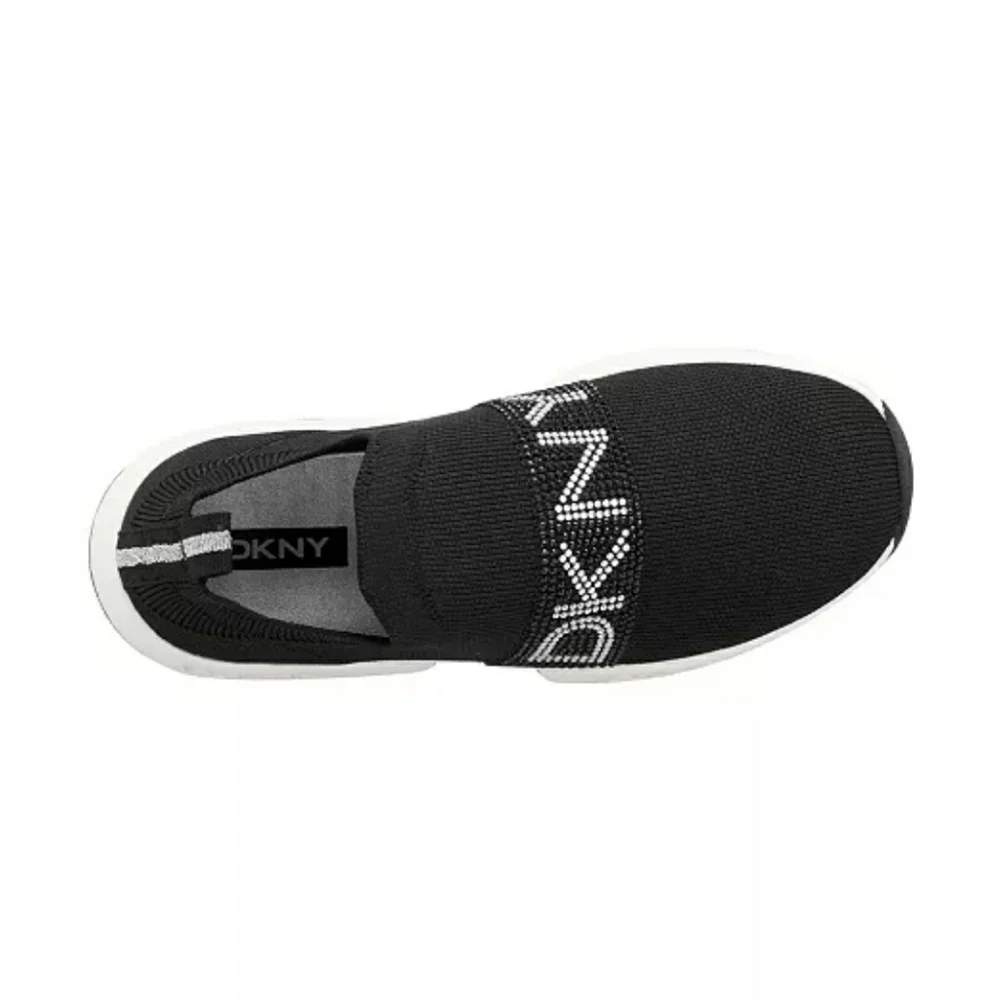 DKNY Little Girls Maddie Diamond Sneakers In Black ,Size 12 little girlW…
